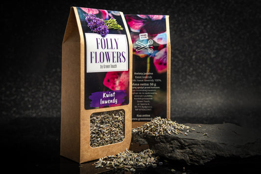 Lawenda suszona kwiaty jadalne 50g